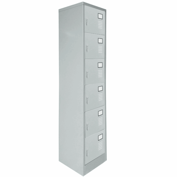 LOCKER BESI 6 PINTU ALBA LC 506 | LEMARI BESI KECIL 6 SUSUN | RAJA RAK INDONESIA