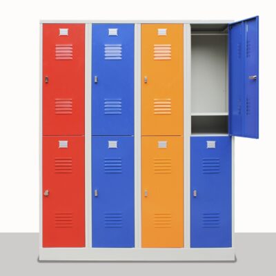 LOCKER BESI 8 PINTU ALBA LC 502 GD 4 LACTH LOCK