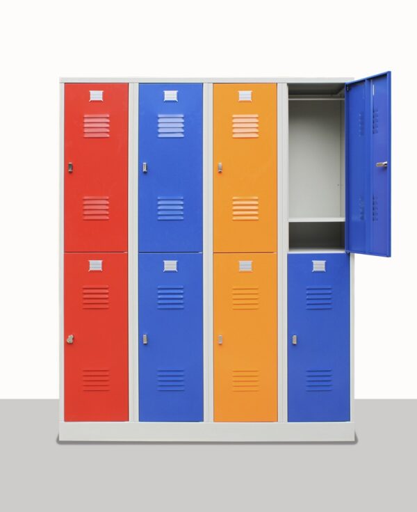 LOCKER BESI 8 PINTU ALBA LC 502 GD 4 LACTH LOCK