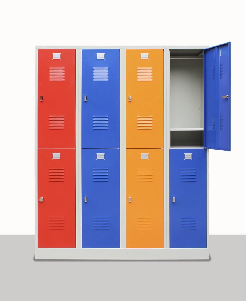 LOCKER BESI 8 PINTU ALBA LC 502 GD 4 LACTH LOCK WARNA CUSTOM