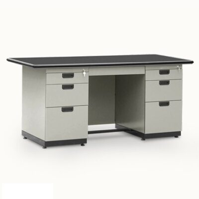 MEJA KERJA KANTOR PREMIUM BAHAN BESI ALBA TIPE DP 402 | RAJA RAK INDONESIA