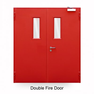 PINTU BESI TAHAN API / DOUBLE FIRE DOOR ALBA | LEMARIBESI.ID