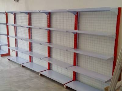 Rak Gondola Minimarket Single / Dinding di Daan Mogot – Jakarta Barat