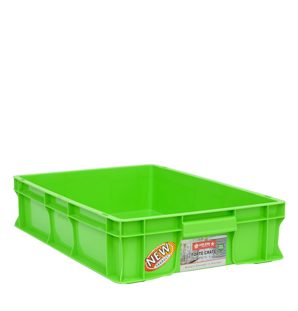 CONTAINER BOX INDUSTRI 28 LITER LION STAR IC-31 FORTE CRATE 201 UKURAN 625 x 425 x H 130 MM | RAJA RAK MINIMARKET