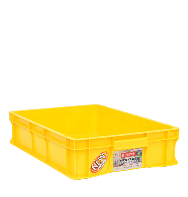 CONTAINER BOX INDUSTRI 28 LITER LION STAR IC-31 FORTE CRATE 201 UKURAN 625 x 425 x H 130 MM | RAJA RAK MINIMARKET