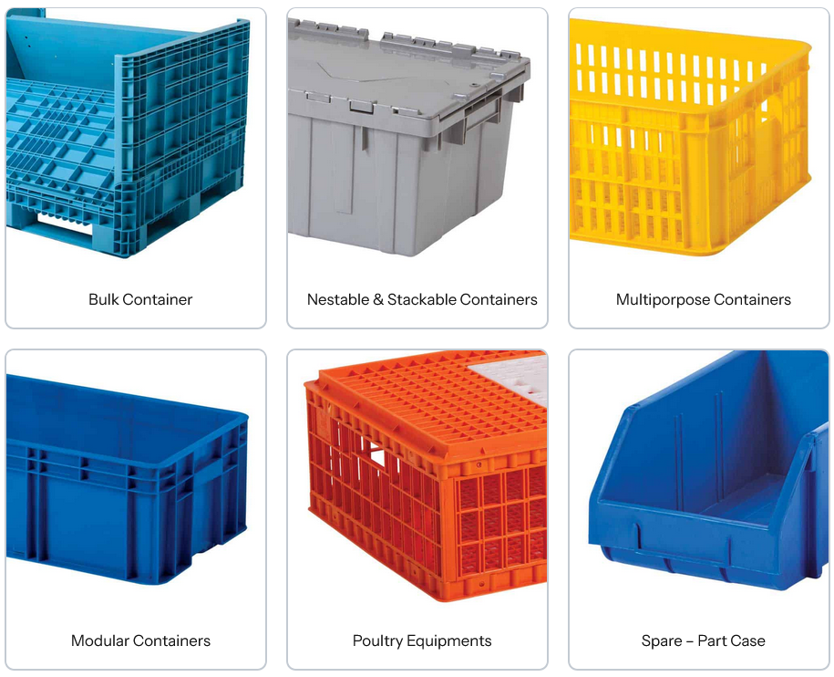 Jual Box Container Keranjang Plastik Industri Serbaguna Merk Rabbit, Kirim ke Seluruh Indonesia